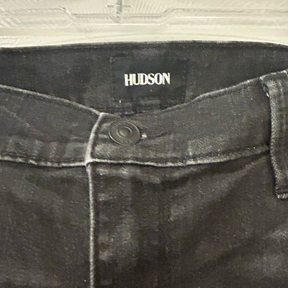 Hudson Jeans Women's Black Straight Leg Jeans - Picture 3 of 6